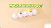 Intelligent Interactive Cat Toy Motion Activated Wack A Worm Post Toy With Tail Automatic Emerging from The Hole Teasing Cat Toy