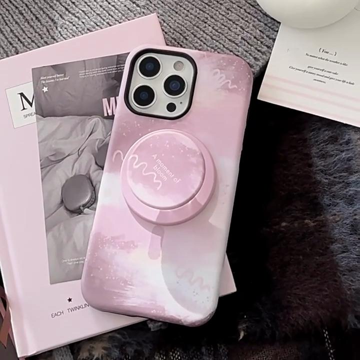 Magnetic Bracket Phone Case Suitable for iPhone 13, iPhone 15, iPhone 16 Pro Max