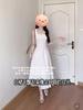 Sleeveless Aline Dress With High Waist And Cotton Knit Fabric For Summer Casual Wear