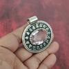 Rosa Kunzit Anhänger Edelstein Schmuck, 925 Sterling Silber Anhänger, handgefertigter Schmuck Geburtsstein Anhänger, Geschenk für Ihn
