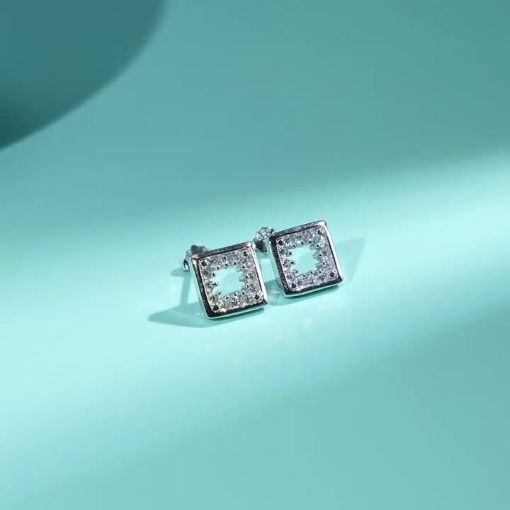 Tancise 925 Sterling Silver Zircon Earrings Drop Earrings For Women Wedding Party Gifts