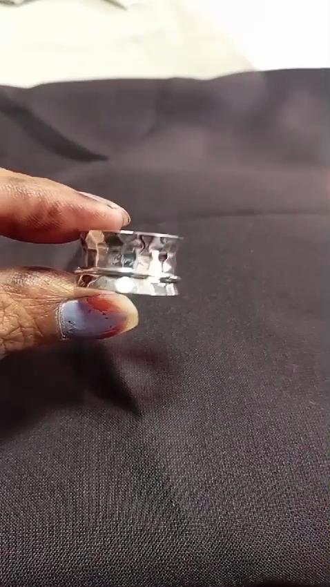 Meditation Ring, Healing Ring, 925 Sterling Silver Ring, Anxiety Ring, Silver Spinner, Unisex Ring