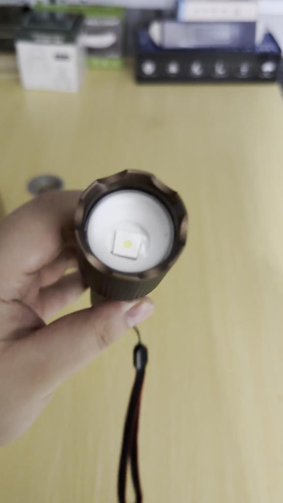 Portable EDC LED Flashlight Mini Type-C Rechargeable Light 18650 Battery Outdoor Zoomable Torch Fishing Camping Work Lantern