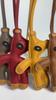 Mini Teddy Bear Keychain, Faux Leather Animal Keychain, Hanging Decoration Backpack, Handbag Hanging Decoration, Korean Version Bag Pendant