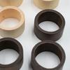 Wood Napkin Rings Dining Table Napkin Holder Decorative Holiday Napkin Rings for Wedding Party Dinner Table Decoration