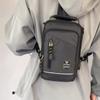 Men Sling Backpack Cross Body Chest Shoulder Bag Rucksack with USB Charging Port Travel Nylon Male Small Rucksack Messenger Bags