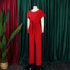 2026 Sommer 2-teilige Sets Damen Outfits Lange Hosen Einfarbige Blusen Gürtel Hosen Gerade Elegant Bürokleidung Kleidung Hosenanzüge
