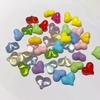 20Pcs Acrylic Transparent Heart Beads For DIY Necklace Bracelet Earrings Jewelry Making Craft Accessories