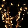 New Solar Crystal Globe LED String Lights LED Solar Outdoor Light IP65 Fairy Light Wedding Garland for Garden Party Decor