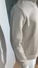 New American Fashion Men Sweatshirts Casual Loose Stand Collar Zip-up Long-sleeved Pullover Leisure Jacquard Solid Color Tops