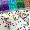 900Pcs Acrylic Beads Solid Colored Round Loose Spacer Beads for Jewelry Making DIY Bracelets Necklace
