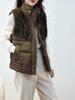 Fashion Winter Women's Vest Thick Warm Casual Sleeveless Jackets Woman Short Coat