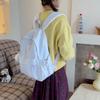 Campus Schoolbag Women's Plaid Backpack Junior Senior High School Students Large Capacity Travel Backpack