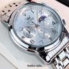 OLEVS Mulitifunction Quartz Watch for Men Original Stainless Steel Waterproof Luminous Chronograph Moon Phase Man Watch