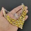 Amazing Citrine Gemstone Handmade 925 Sterling Silver Necklace, Citrine Silver Necklace For Wife, Unisex Necklace, Anniversary Gift