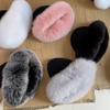 Winter Warm Fluffy Fur Hats Natural Fox Fur Hats for Women Winter Knitted Beanie Round Hat