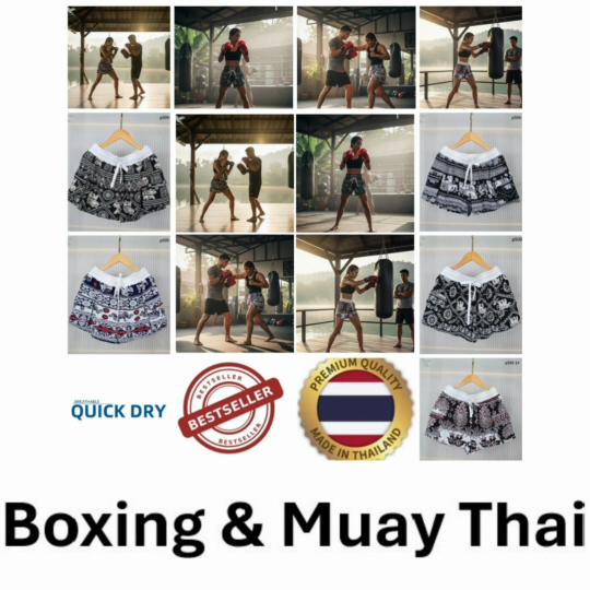Women Muay Thai Boxing Elephant Pants Kickboxing Shorts Training Print Elastic Waistband Quick Dry Martial Art Boxer Kid FitnessWorkout Streetwear