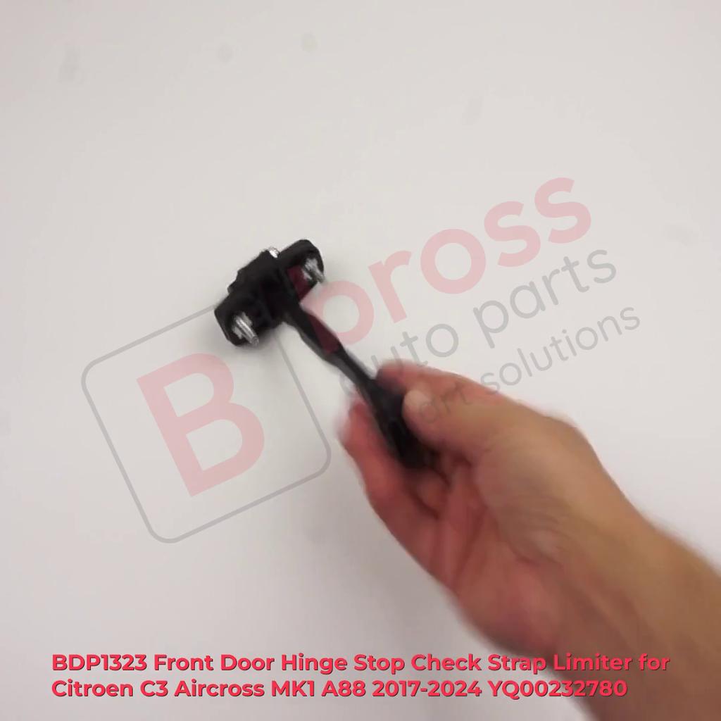 BDP1323 Záchytka předních levých nebo pravých dveří Omezovač kontroly dorazu brzdového závěsu pro Citroen C3 Aircross MK1 A88 2017-2024 YQ00232780
