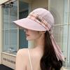 Cappello Estivo a Tesa Larga Con Materiale Traspirante in Cotone e Lino Per Viaggi all'Aperto e Protezione Solare