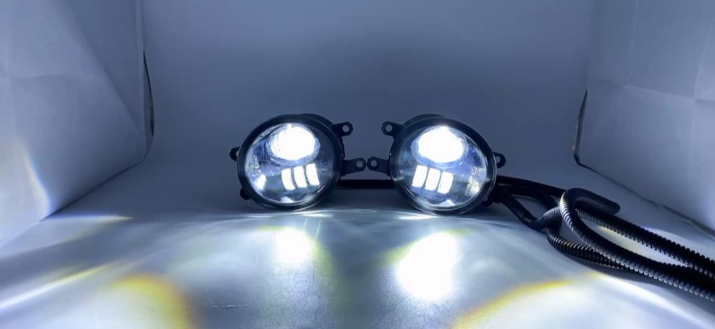 1Pair Car Front Foglight Fog Lamp Daytime Running Lights For Toyota Prius 2010 2011 2012 LED Fog Lights H11 12V