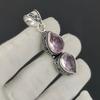 Amazing Pink Kunzite Gemstone Silver Pendant in 925 Sterling Silver - Handmade Pear Design, Everyday Wear Jewelry Engagement Gift