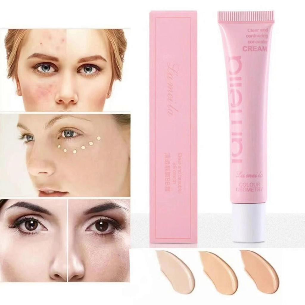 Clear BB Cream Full Face Concealer Liquid Foundation Naturally Brightening Skin Tone Hydrating Moisturizing Oil Control Lasting Set Makeup for women