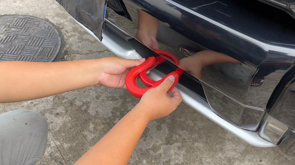 Car Front Bumper Trailer Hook Protective Cover For Chevy Silverado GMC-SIERRA 2014 Up Car Exterior Accessories