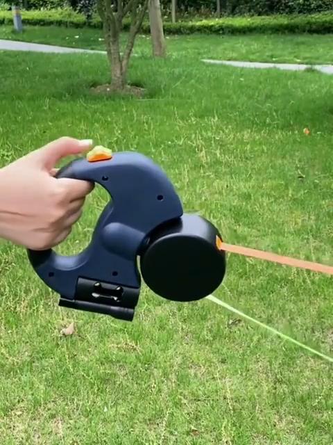 Dual Dog Leash Auto Retractable LED Light Traction Ropes for Dogs Cats Walking Running Training Travel Pet Supplies