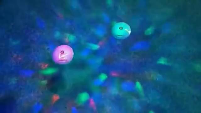 2PCS LED Diamond Waterproof Underwater Light Color Changing Bathtub Swimming Pool Light Fish Tank