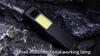 Super Bright Flashlight USB Rechargeable LED+COB Floodlight Magnetic Back Clip Portable Workamp LED Flashlight