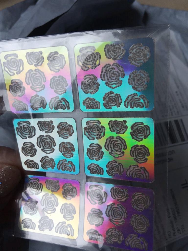 Наклейки для переноса дизайна ногтей Дизайн полые маникюрные советы ...