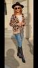 Neue Herbstkleidung Leopardenmuster Pullover Damen Strickjacke Locker Lässiger Wind Seilgestricktes Oberteil Jacke