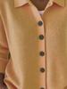 European Style Button Knitted Sweater Cardigan Jacket Fall and Winter Solid Color Casual Fashion Women Clothing