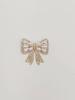 Bowknot Brooch Bow with Faux Pearls Rhinestones, Women Vintage Lapel Pin Pin, Jewelry Accessories for Coats Dresses Shawls Fake Pearl
