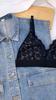 French Lace Triangle Cup Breathable Suspenders Girls Bra Without Steel Ring Thin Style Simple and Comfortable Push-up Bra