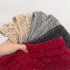 Winter plus fluff line wide-brimmed hair band to keep warm hair accessories knitted headband solid color sports earmuffs Headband Women