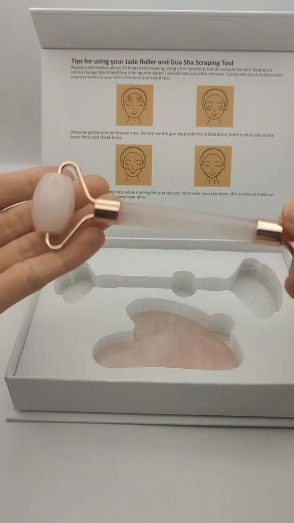 Face Massager Guasha Stone Roller Scraper Skin Lifting Beauty Care Tools