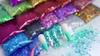 50G Holographic Hexagon Nail Sequin Laser Mixed Glitter Nail Decoration Supplies for Charm Nail Fillers Dye DIY Art Nail Supplies