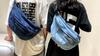 Student's Large Capacity Denim Chest Bag Women's Crossbody Bag Waist Bag