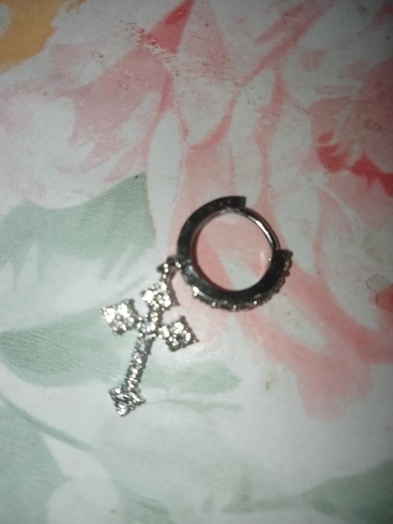 Set 3 Paia Orecchini LOLIAS – Cerchio Croce E Bottone, Placcato Oro 14K, Senza Nichel, Per Uomo E Donna