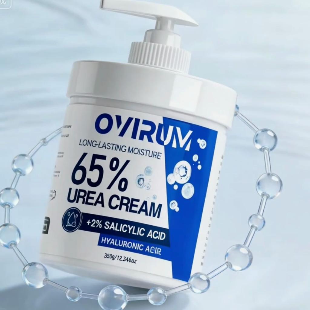 65% Urea Cream For Very Dry Heel And Hand, With Vitamin E, Hyaluronic Acid, Intensively Moisturizes & Nourishes Skin, Restores And Repair-350G