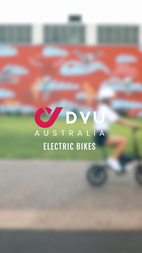 DYU D3F 36V 250W Foldable E-Bike - 50km Pedal Assist, Ultra-Light 17kg Steel Frame & Dual Disc Brakes