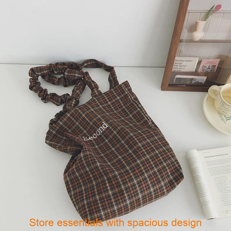 Minimalist Nylon Tote Bag With Top Open Closure And Inner Phone Pocket For Work And Shopping