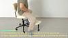 ADHD Desk Chair, ADHD Chair for Adults, Cross Legged Office Chair with Wheels, Criss Cross Desk Chair with Lumbar Support and Height Adjustable
