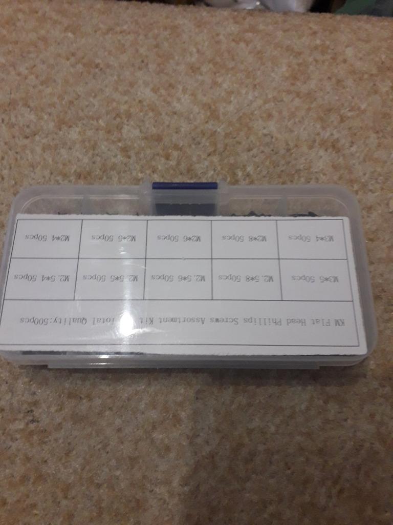 Kit 500 Vis Ordinateur Portable Universel – M2, M2.5, M3 + Vis SSD, Boîte Organisée Pour PC, Laptop, Carte Mère, Ventilateur