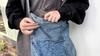 Lässige Denim-Tasche, weibliche Studenten-Umhängetasche, Jugend-Umhängetasche