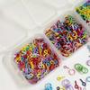 10-300Pcs Boxed Keychain Series Jump Ring Accessories for DIY Jewelry Craft Making Findings