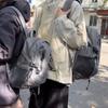 Pánský jednobarevný batoh pro studenty středních škol školní tašky pro ženy cestovní batoh
