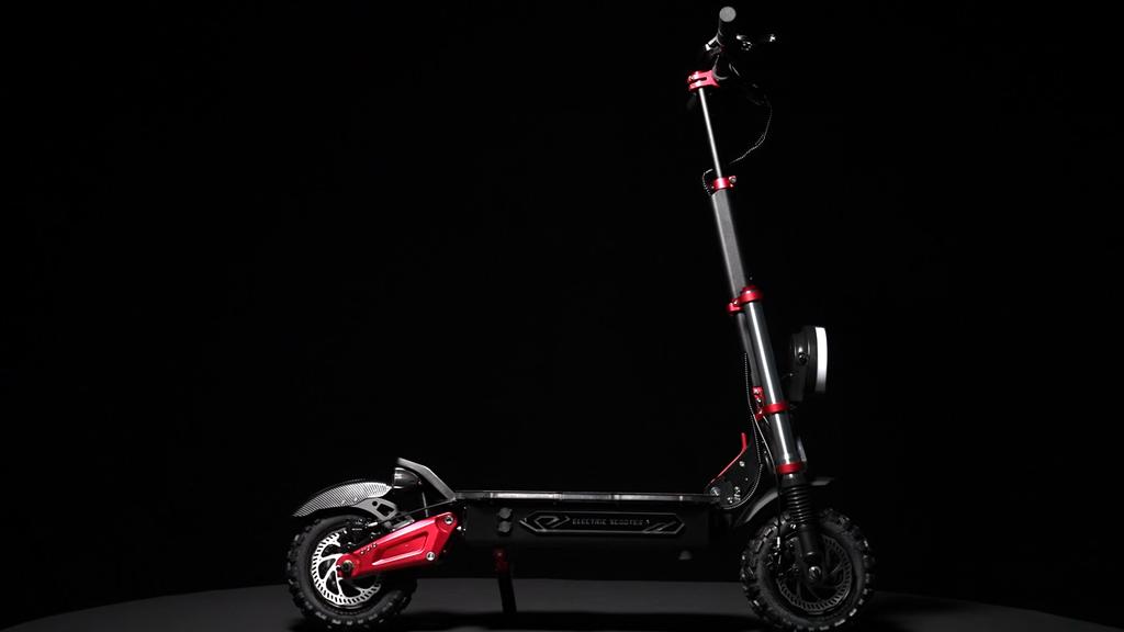Electric Scooter Boyueda 11" With Seat NFC 3000Wx2 Motor 60V 38AH Adult Escooter Load 200Kg S5