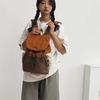 Fashionable Lightweight Student Backpack Large Capacity Casual Travel Women's Backpack Men's Color-Block Backpack High-End Feel